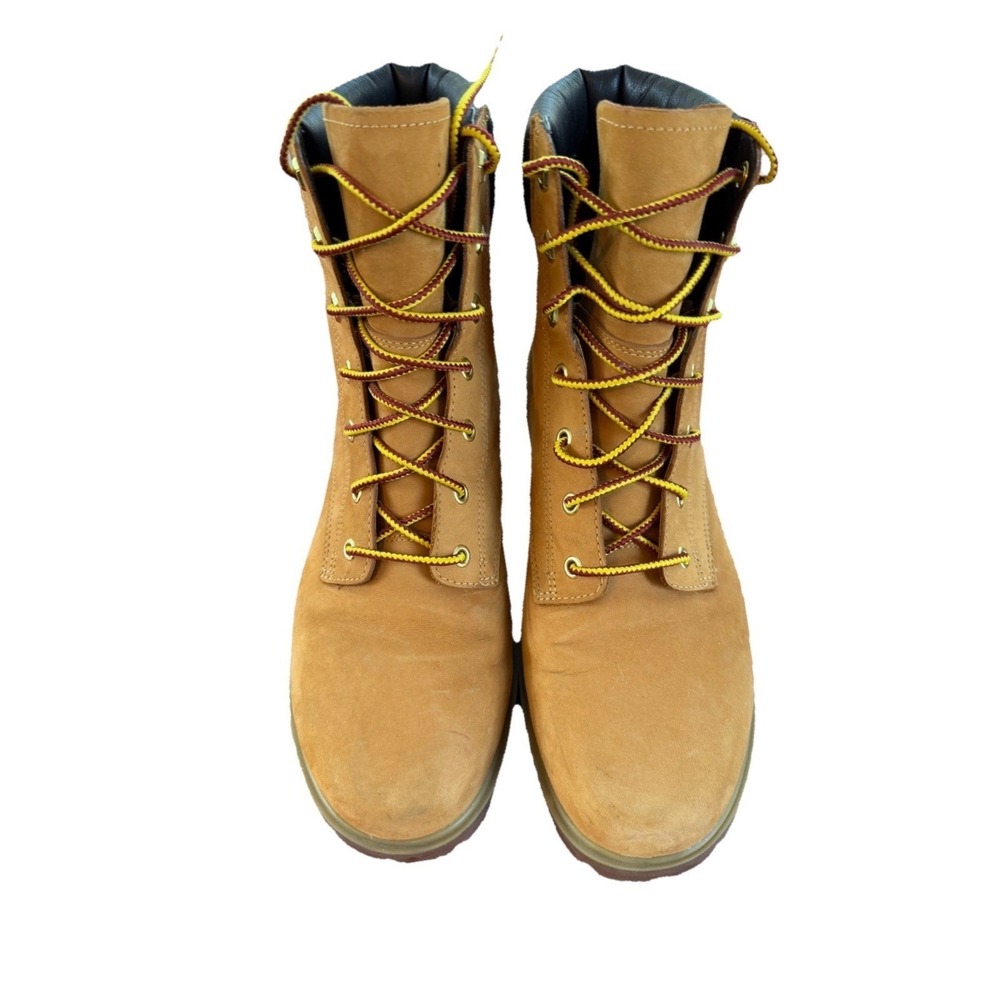 Timberland Women Jayne 6-inch Waterproof Wheat Nubuck‎ Boots sz 9.5 Feminine - Picture 3 of 7